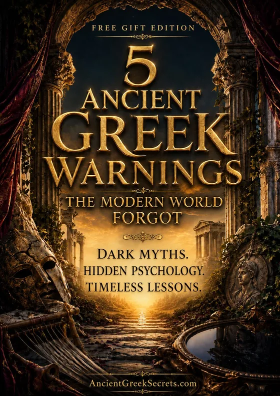 Cover of the free Ancient Greek Secrets book offered to Timeless Secrets viewers and readers.